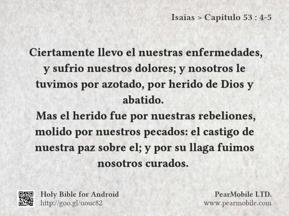Isaías, Capítulo 53:4-5